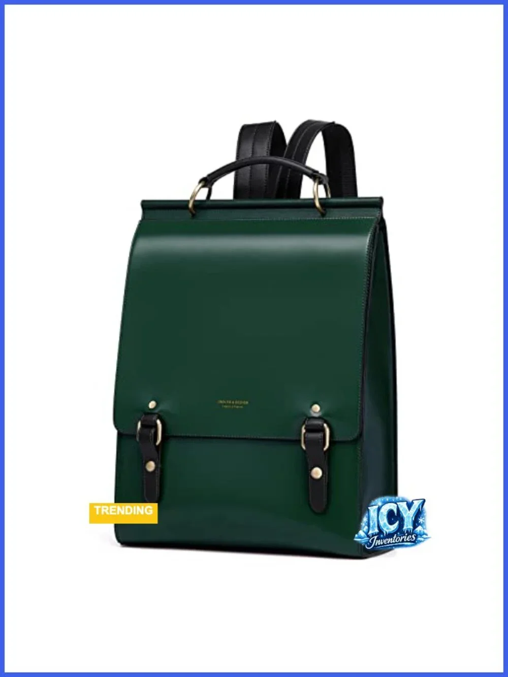 Genuine Leather Backpack Purse for Women - Travel College Daypack Laptop